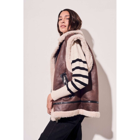 Chaleco Gamulan Marron