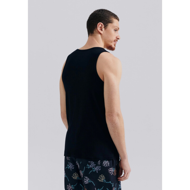 CAMISETA REGATA MASC PRETO ESCURO