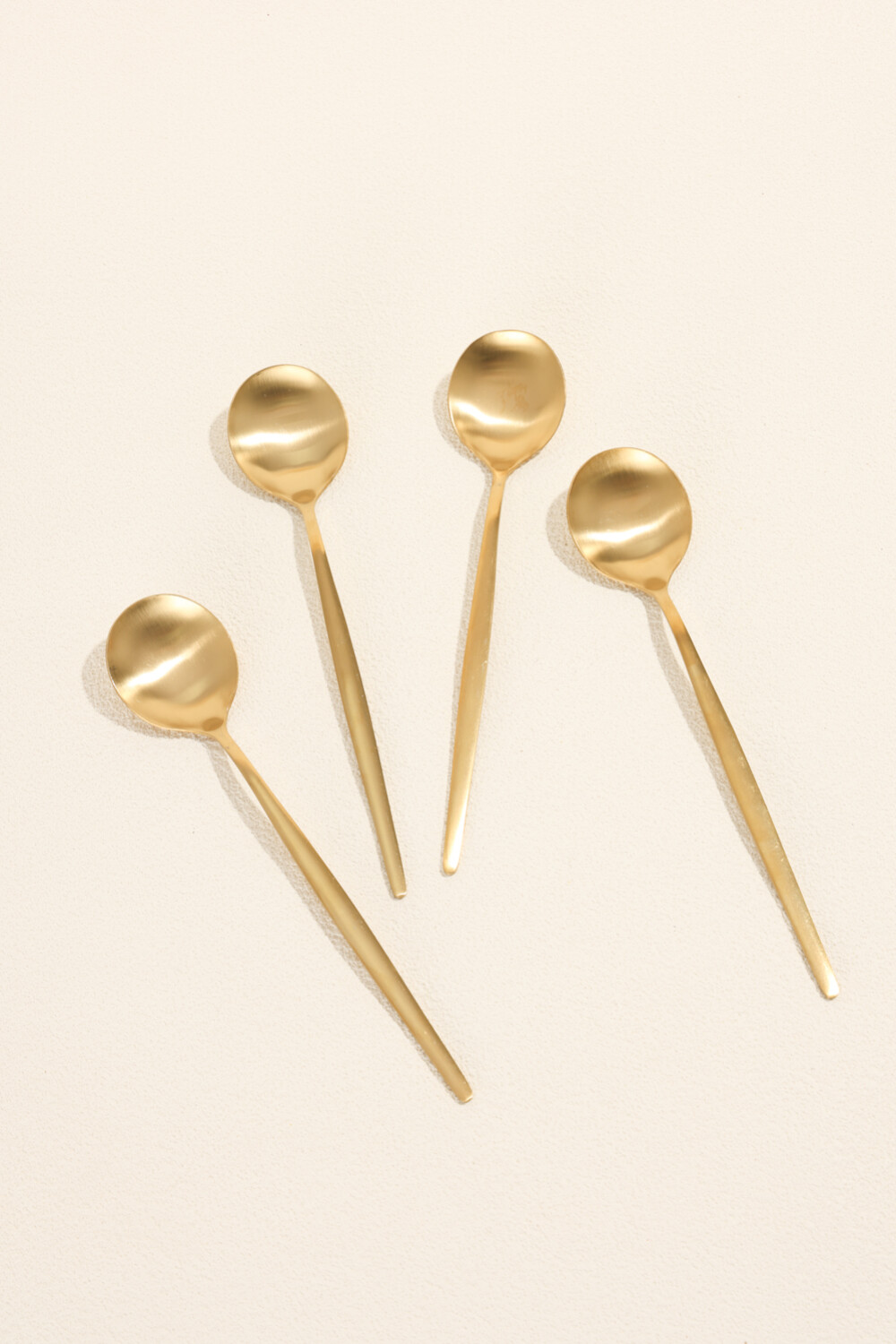 Cuchara Fiordo, Set 4 Un. Dorado Color Unico