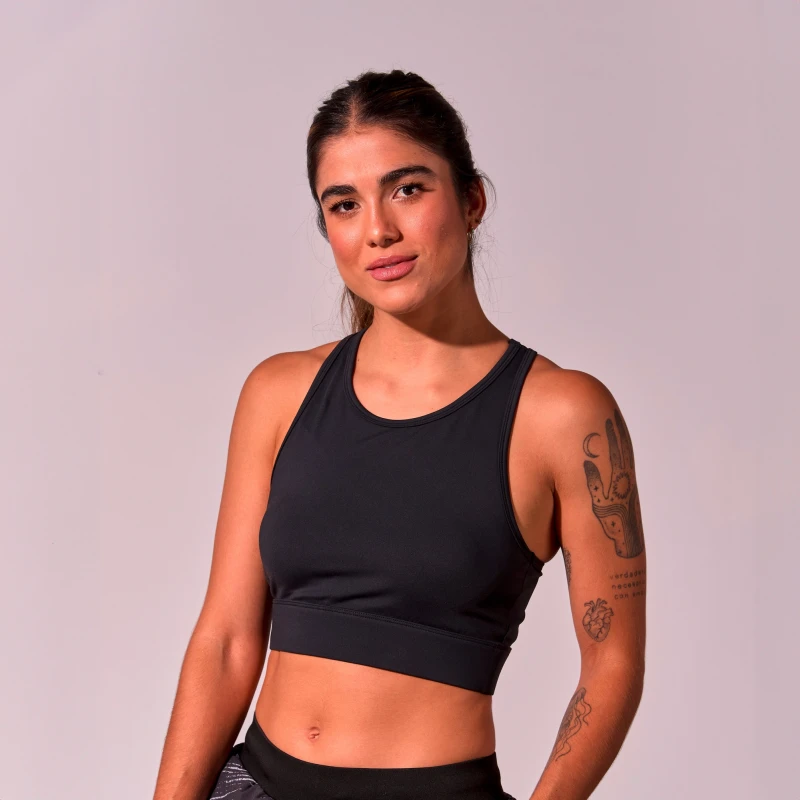 Top Lupe de Mujer Negro