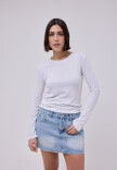 Remera Lila Blanco