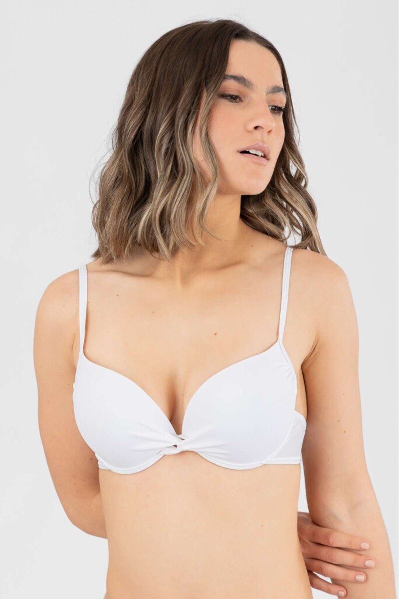 Top push up yes - Blanco 