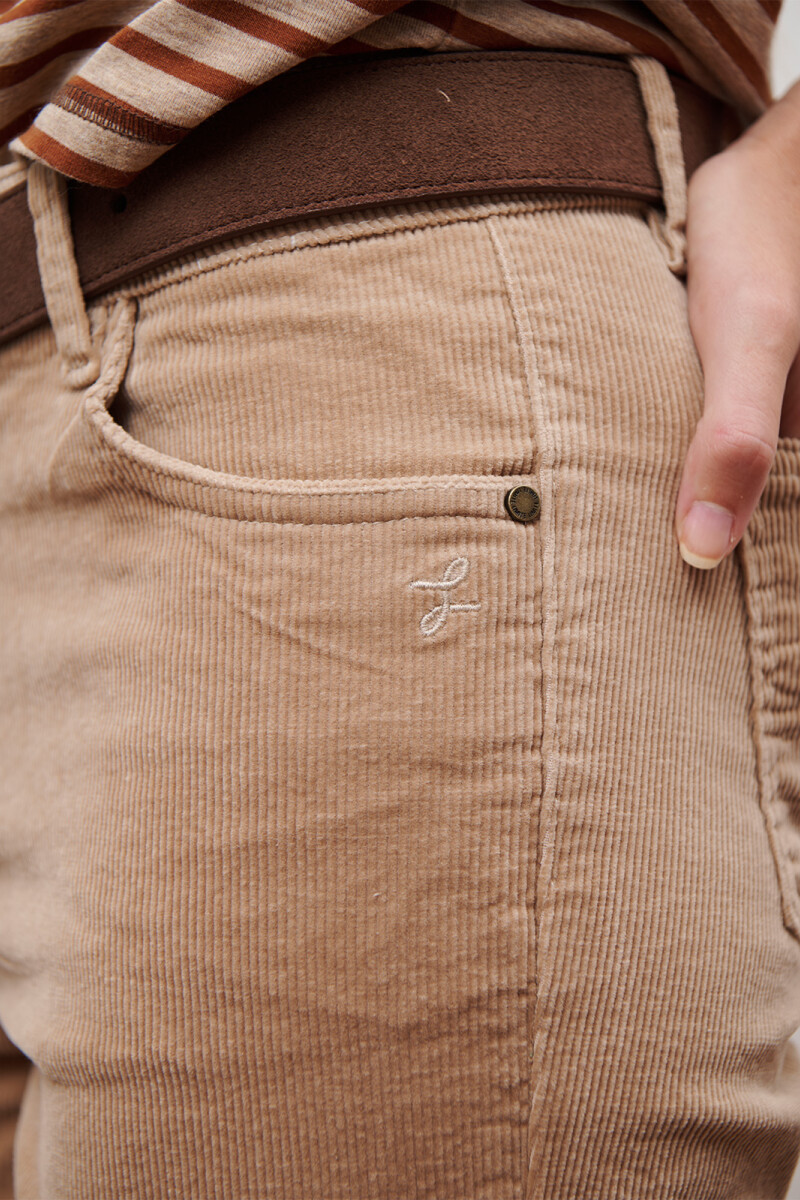 PANTALON PANA BEIGE