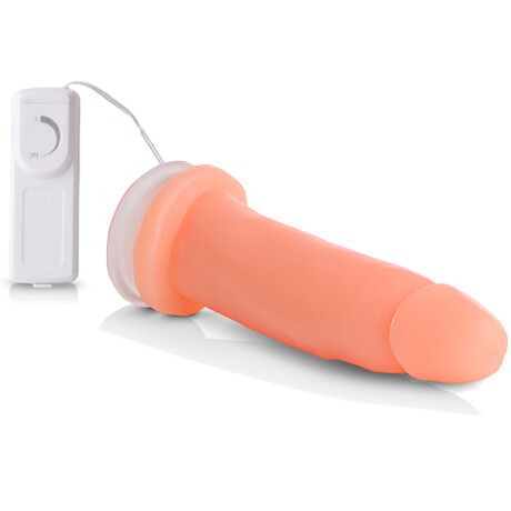 Vibrador Normal Con Ventosa Piel