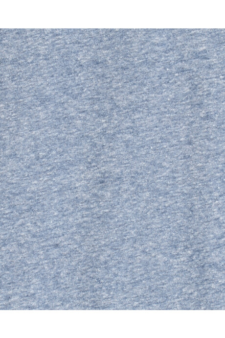 Remera henley de algodón, azul Sin color