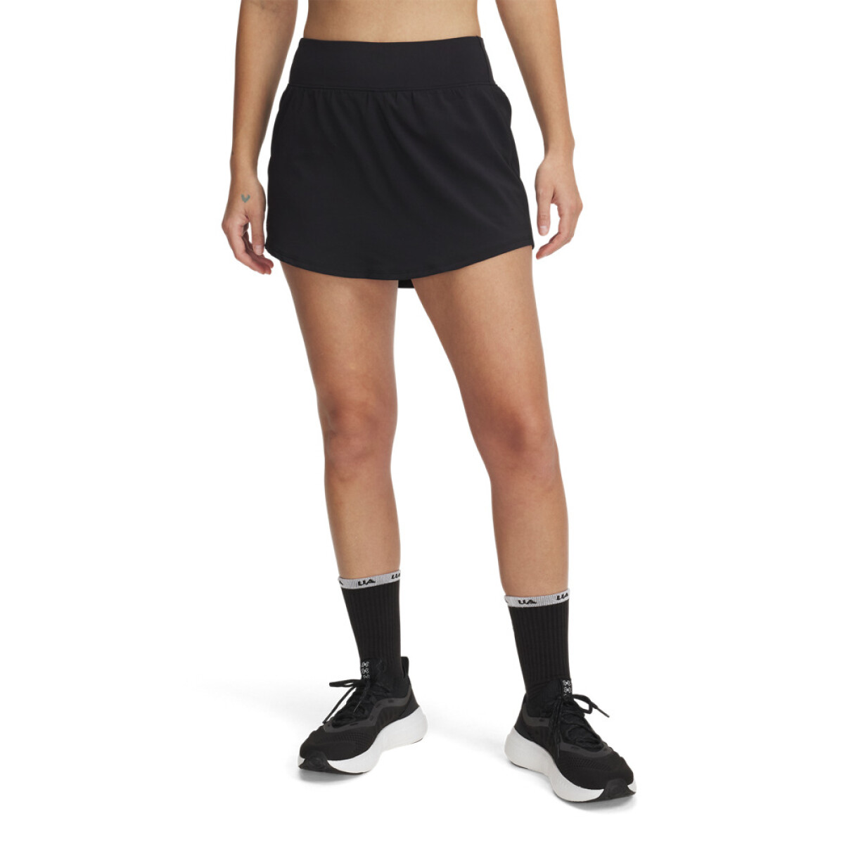 Vanish Flex Woven Skort-GRY - BLK-001 
