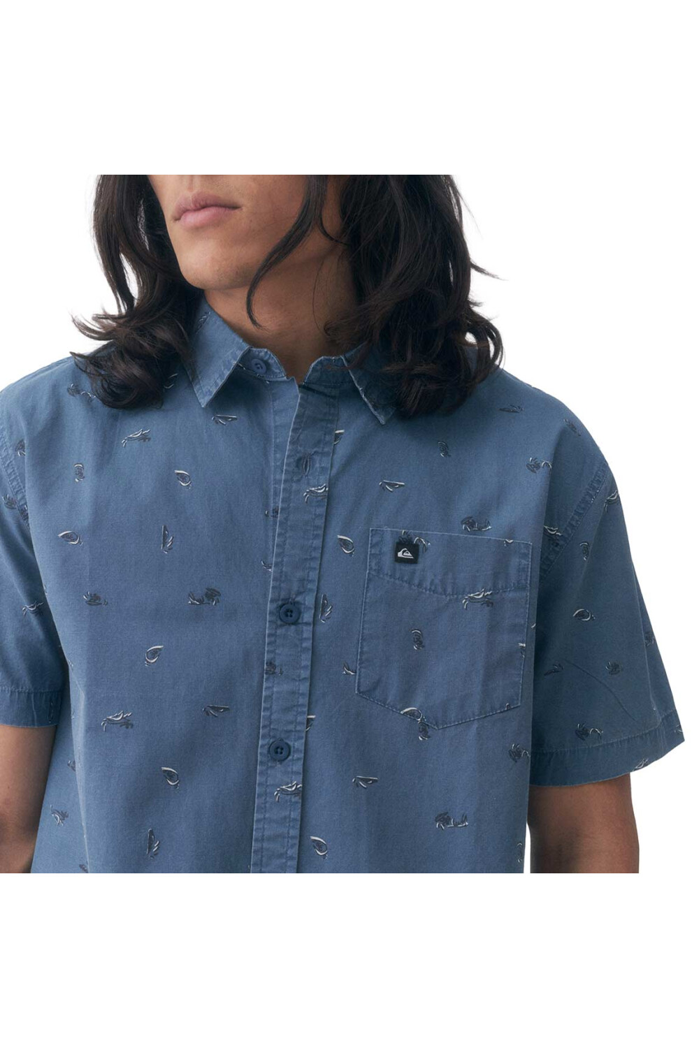 Quiksilver Camisa Estampada y Lavada SPACED OUT Hombre - Multicolor Multicolor
