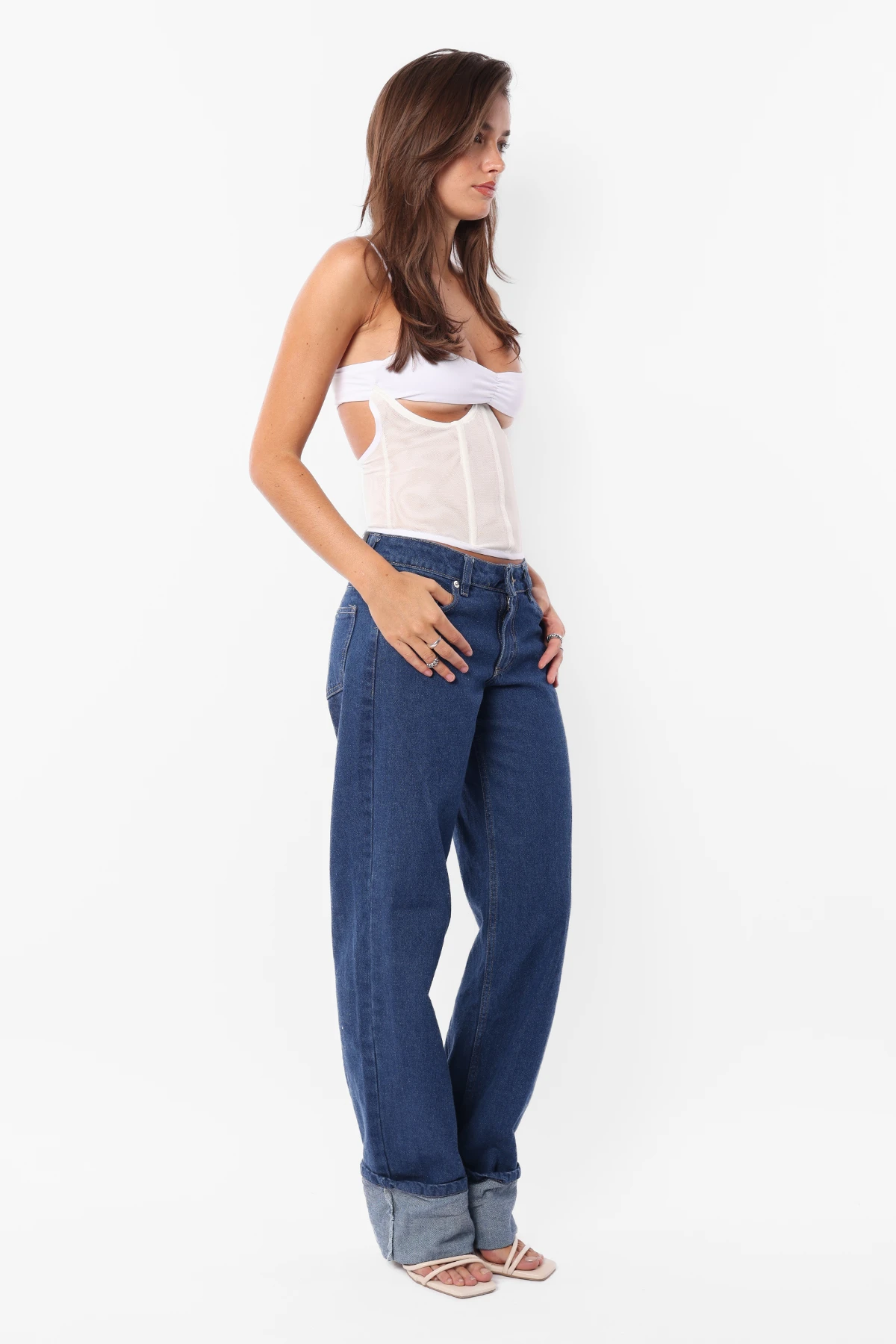 Corset Dusty Blanco