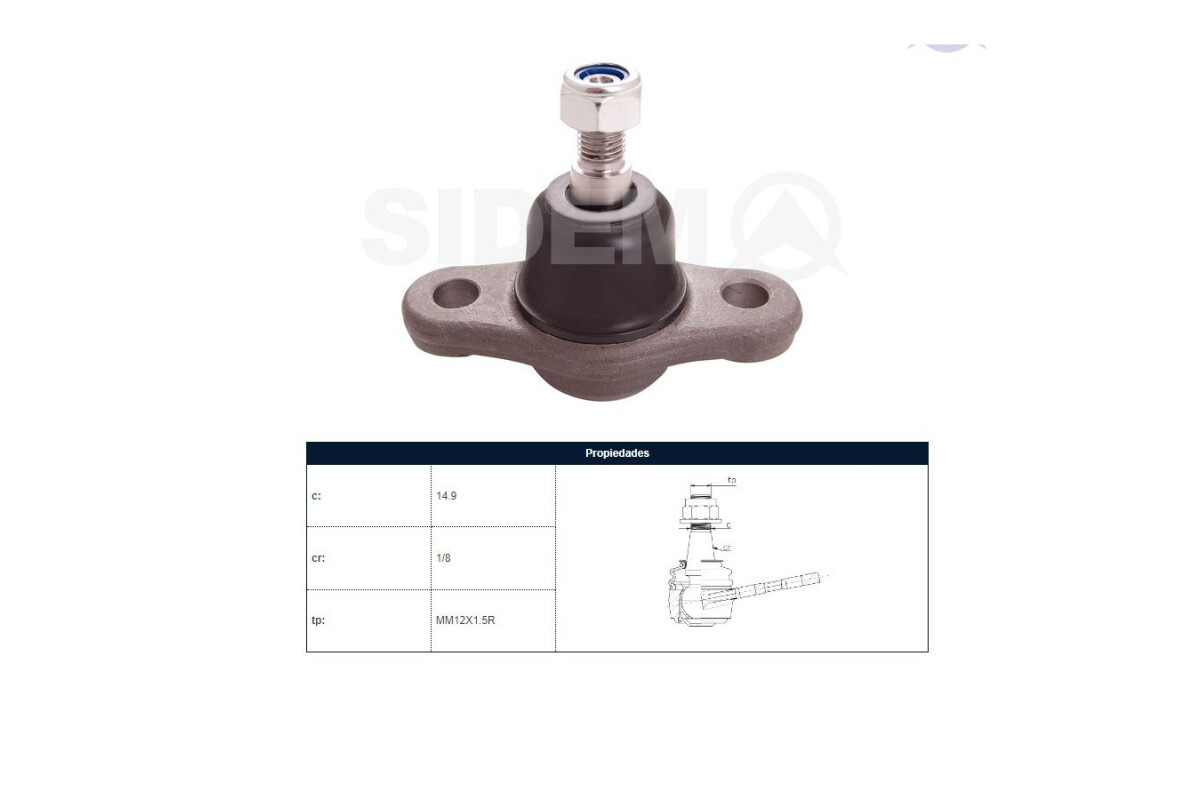 Rotula Del Kia Cerato 06-12 Der/Izq Rotula Del Kia Cerato 06-12 Der/Izq