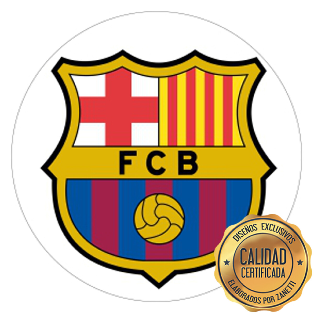 Lámina Barcelona F.C. - Red. 