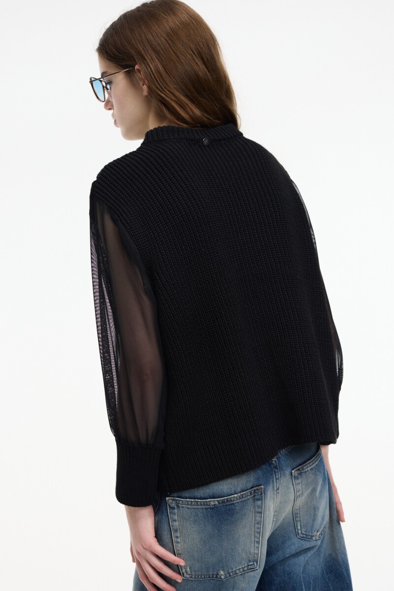 BLUSA TRICOT Negro