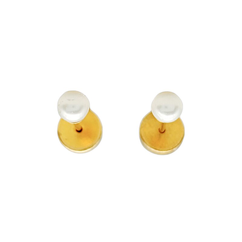 Abridores Perla-Oro 18k-Perla-AB9508 conperla