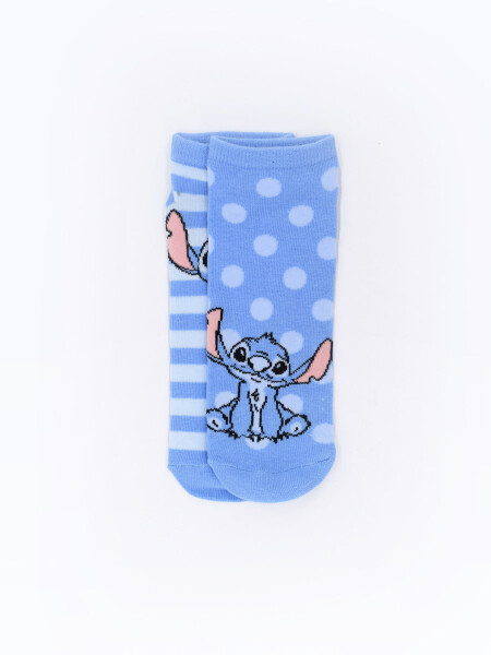 MEDIAS STITCH LIGHT BLUE PACK X2 VARIANTE 1