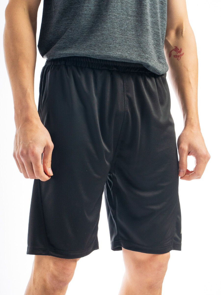Short Deportivo Largo - Negro 