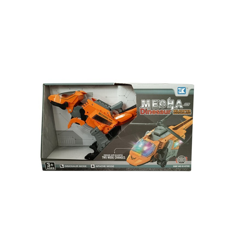 Robot Transformable Dinosaurio Helicóptero Y Luces Robot Transformable Dinosaurio Helicóptero Y Luces