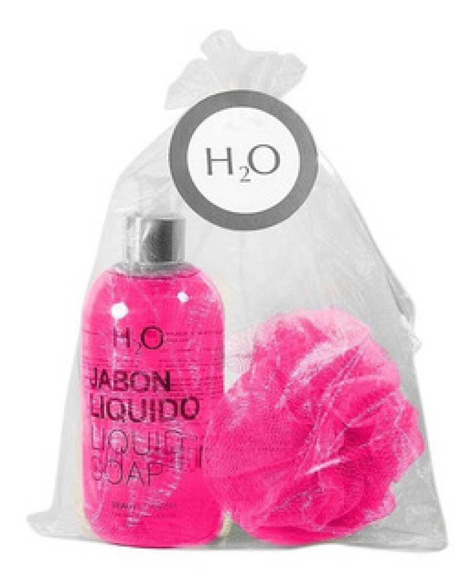 Jabón Líquido Neutro H2O 350ml + Esponja – Cuidado Suave
