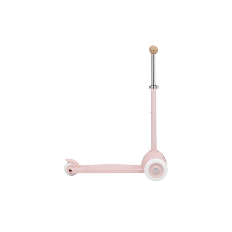 BW-ECO-SCOOTER-CC Monopatín Eco De Tres Ruedas +3 Banwood C/canasto - Faded Pink