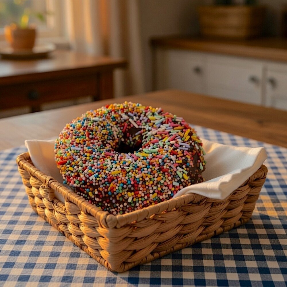 Dona de Chocolate con Confites Dona de Chocolate con Confites