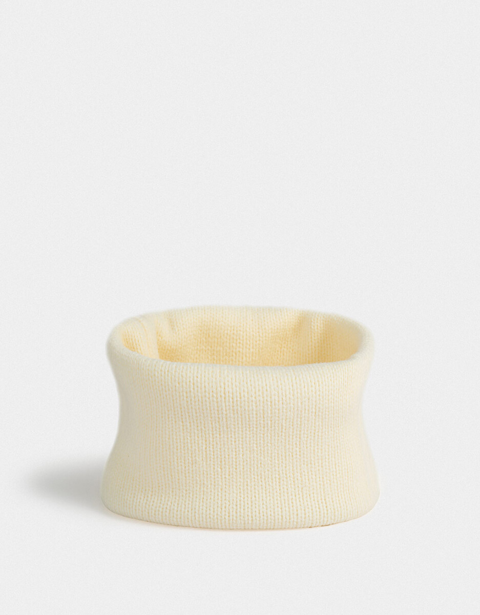 Cuello Tejido Crudo 