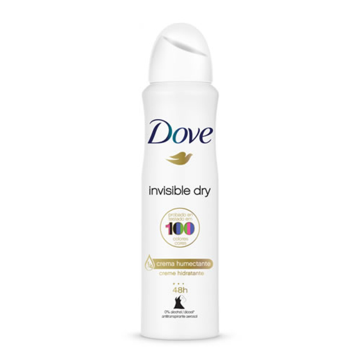 Dove Desodorante en Aerosol Woman Invisible Dry 150ml – Protección y Frescura 