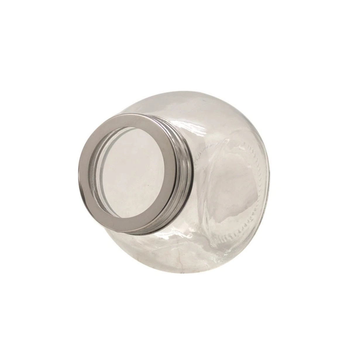 RECIPIENTE REDONDO 170ML C/TAPA METAL. D8XH6CM 