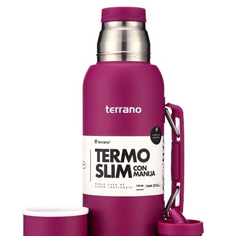 Termo Terrano Slim con Manija 750ML VIOLETA