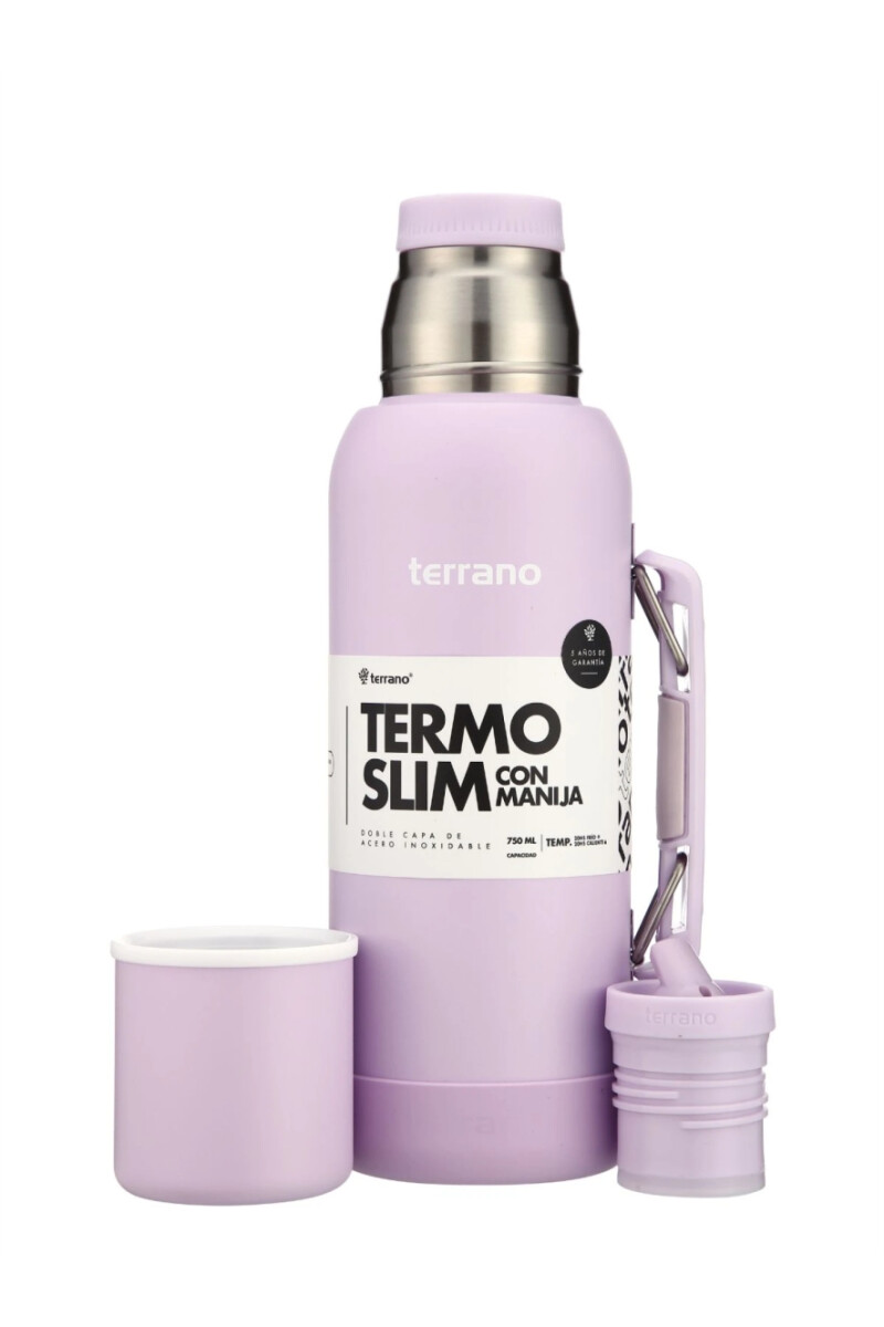 TERRANO TERMO NEW SLIM C/MANIJA+BOTA Azul Metal