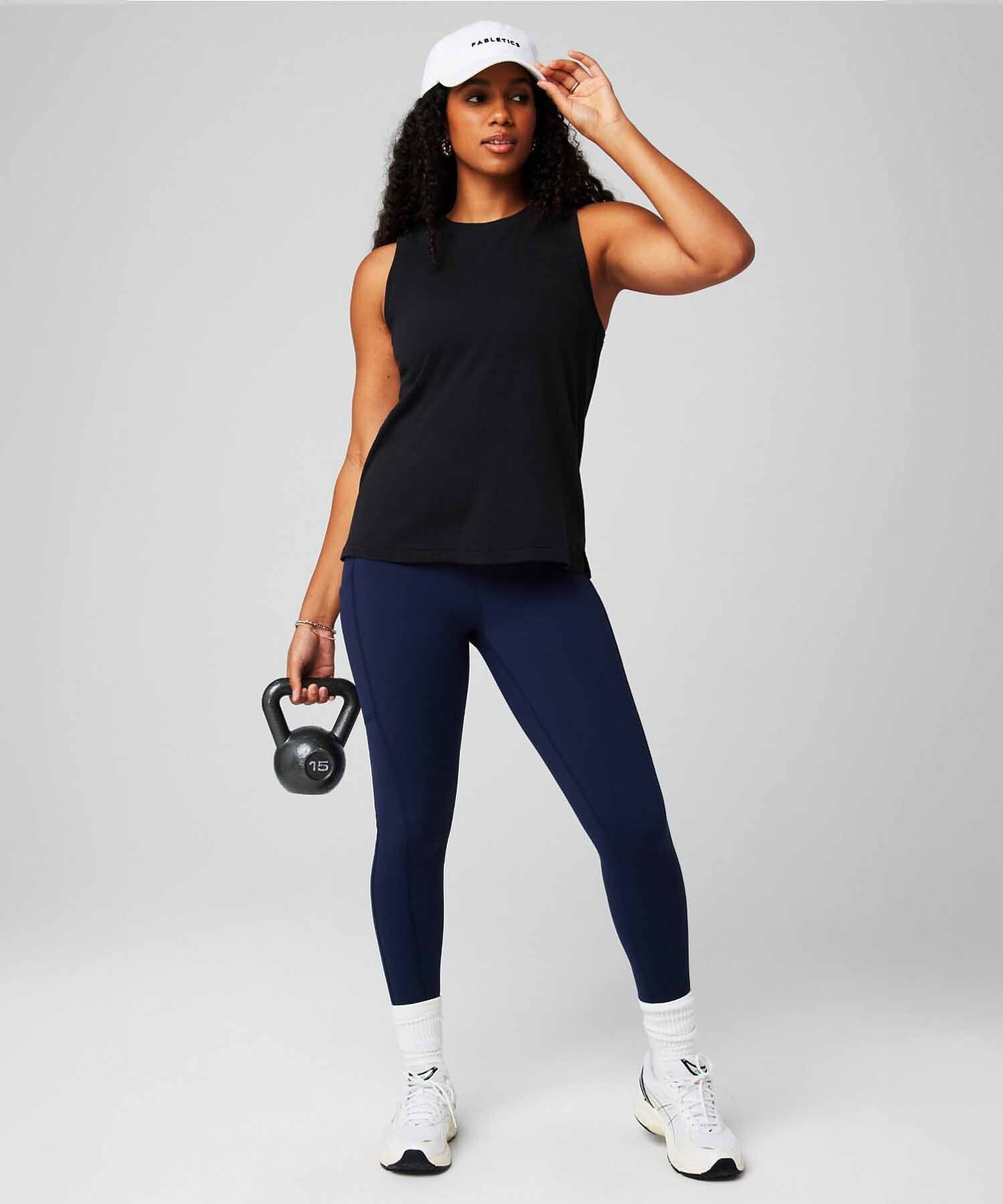 Bividi Cotton Tank Mujer Black