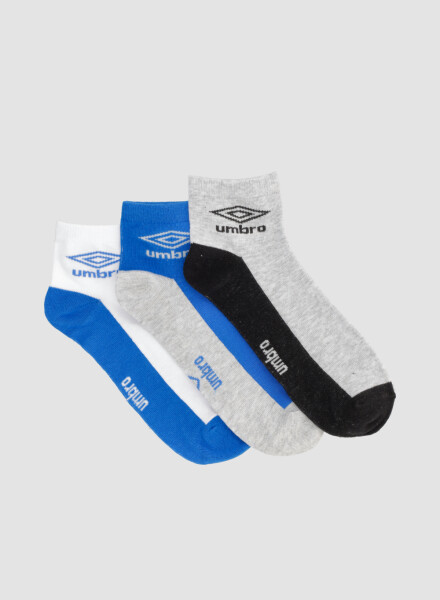 Media corta deportiva umbro pack x3 Variante 39
