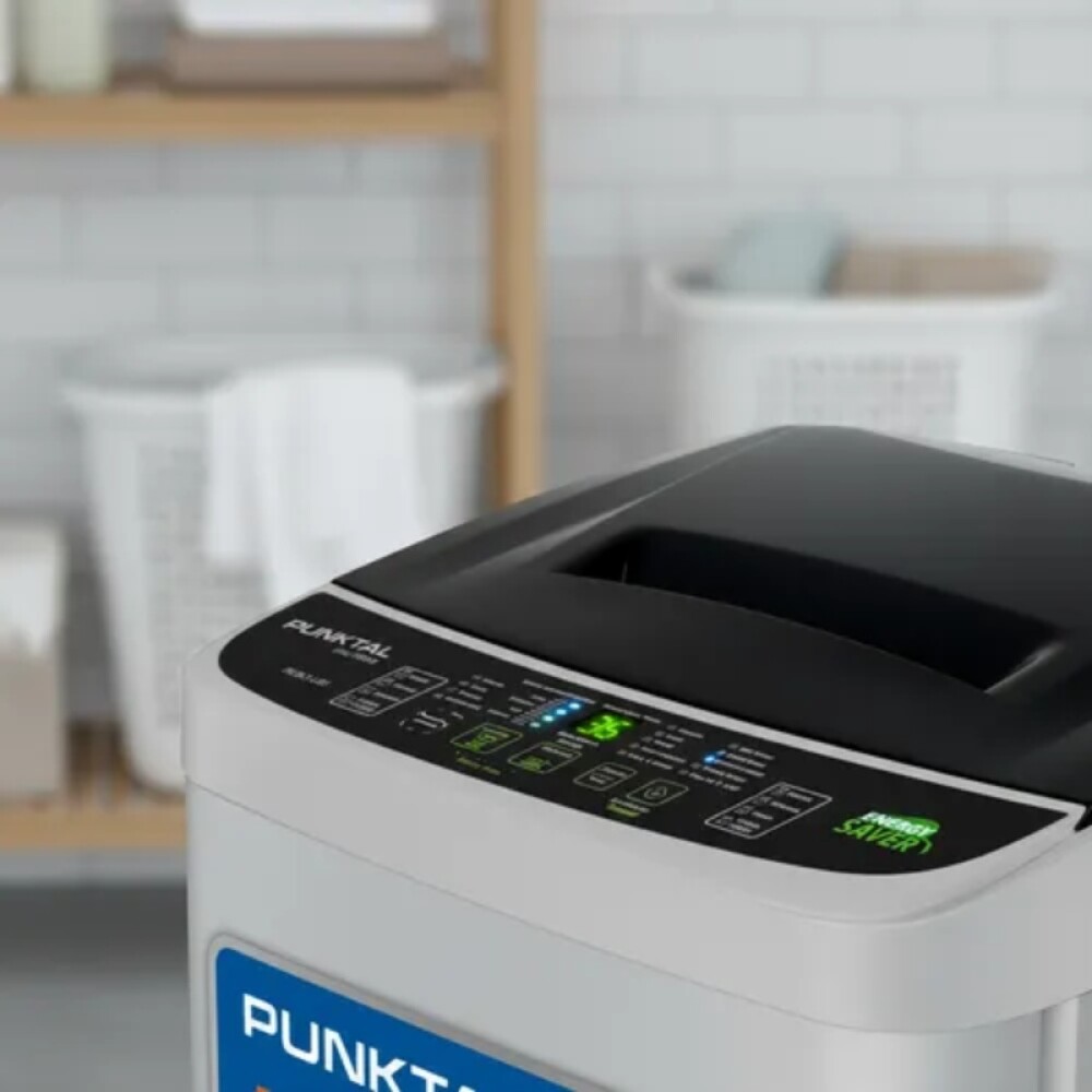 LAVARROPA CARGA SUPERIOR 5 KG.-10 PROGRAMAS-BOMBA-LUZ INT.-700 RPM blanco