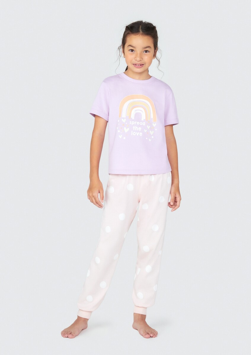 PIJAMA INFANTIL ESTAMPADO - MULTICOLOR 