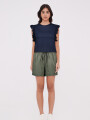 Short Zurita Verde Seco
