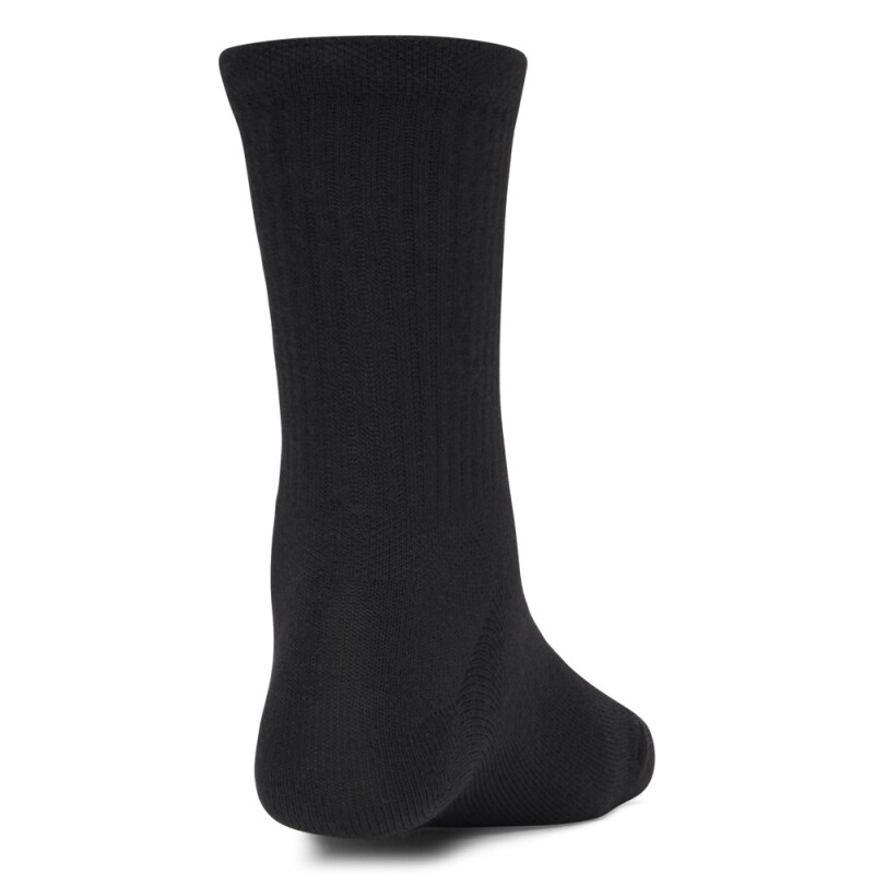 UA Essential Nv Mid Crew 3pk-WHT BLK-004