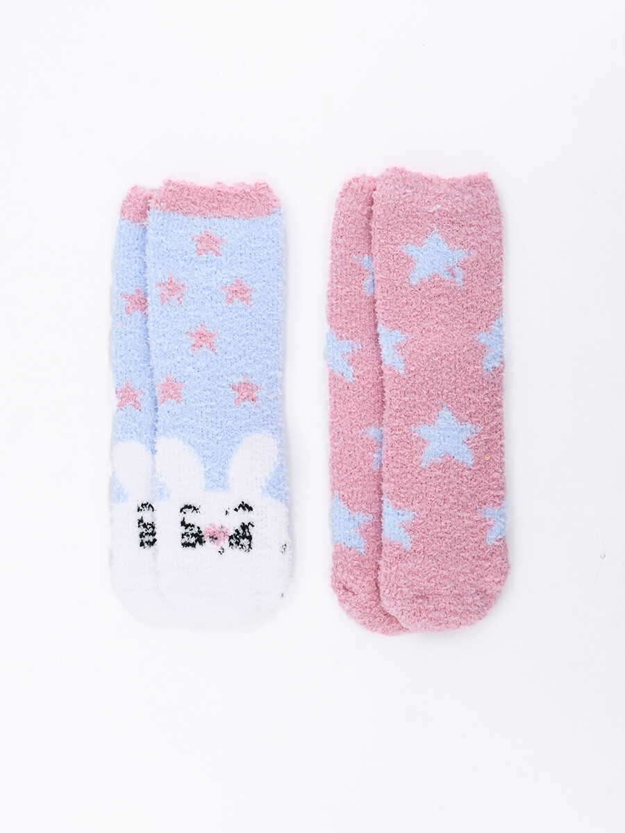 MEDIAS CHENILLE CONEJO - ESTAMPADO 1 