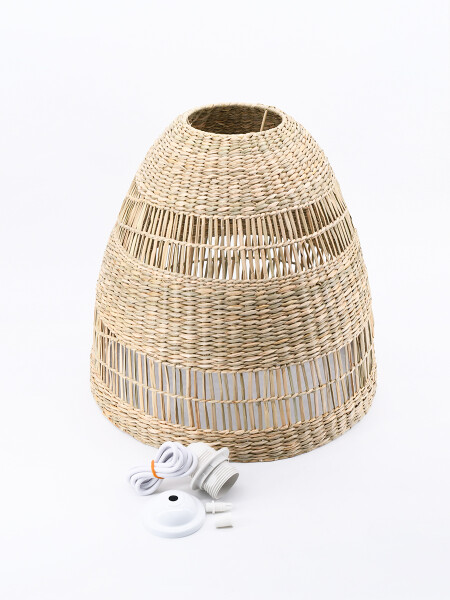 LAMPARA COLGANTE BEIGE