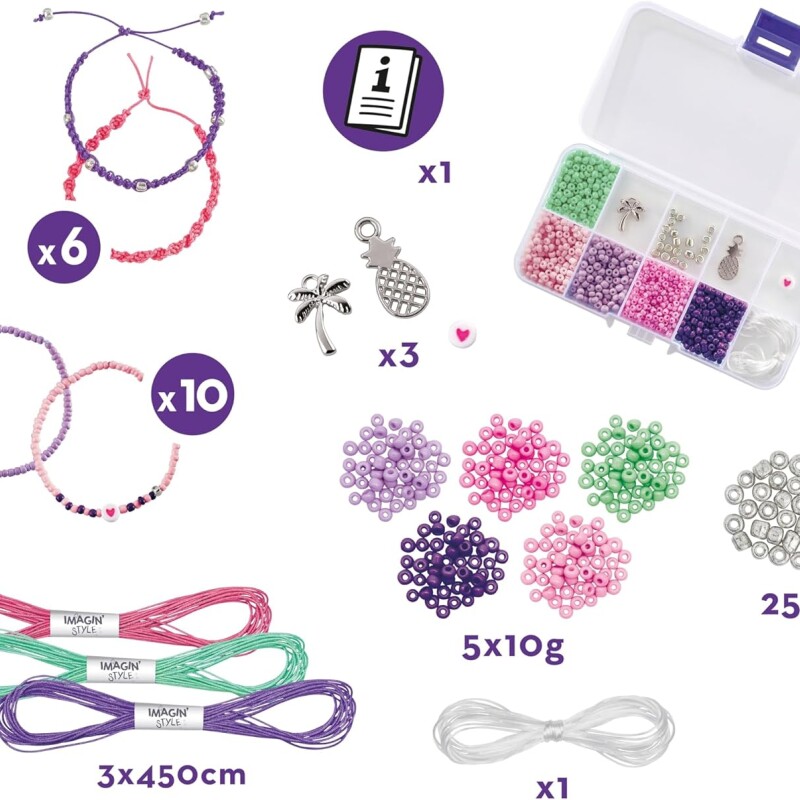 Set para hacer pulseras Barbie Set para hacer pulseras Barbie