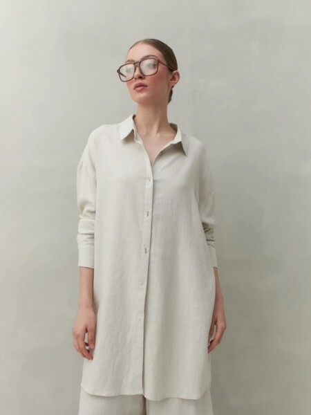 VESTIDO D.CASSIN BASILE HUESO