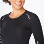 Core Compression Long Sleeve - Mujer Black/silver