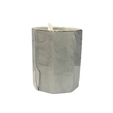 Vela Aromática Mármol - Varios Colores GRIS