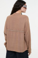 CAMISA CUELLO MAO Marron