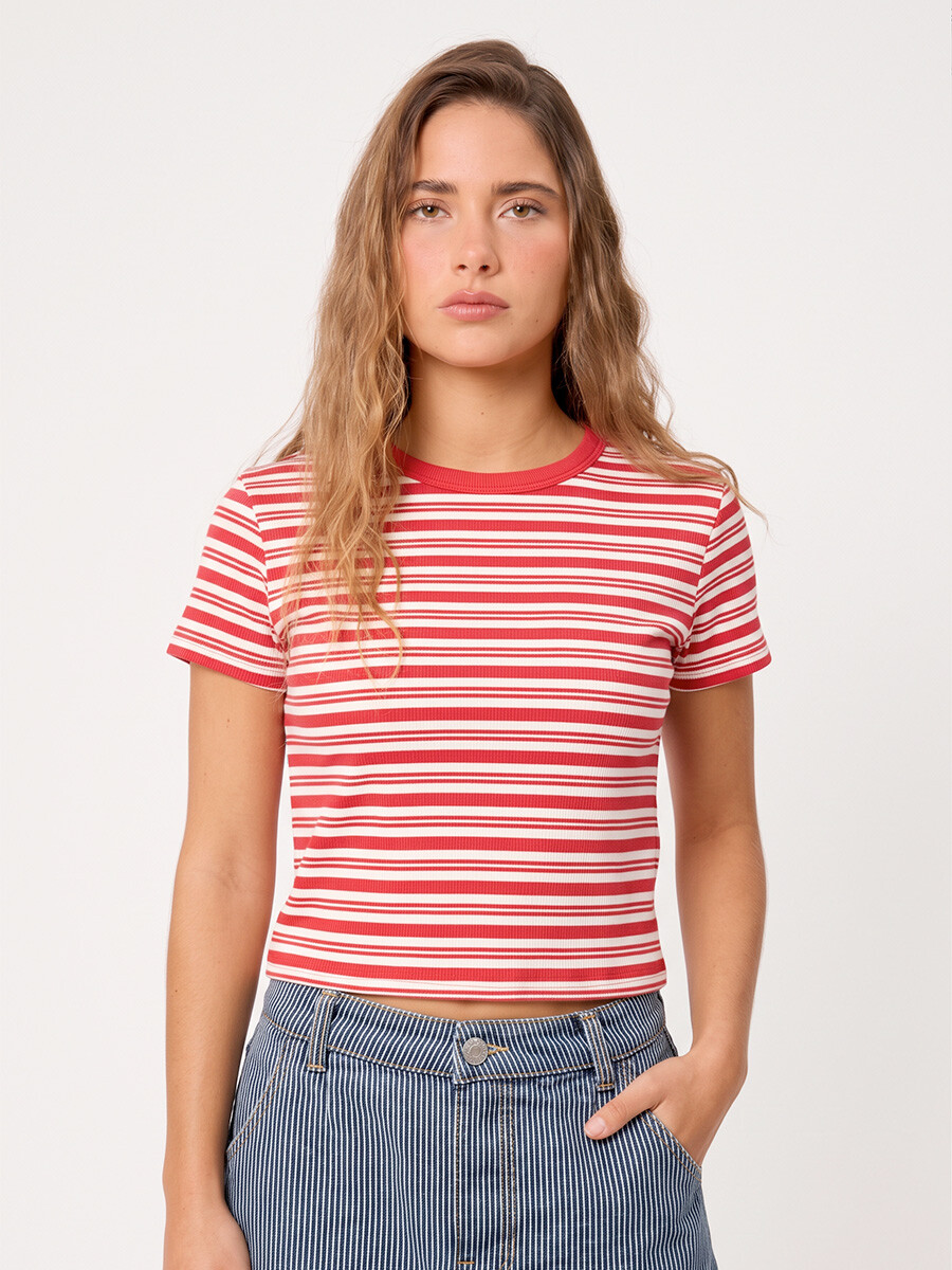 T SHIRT ELIONA RUSTY - Berry 