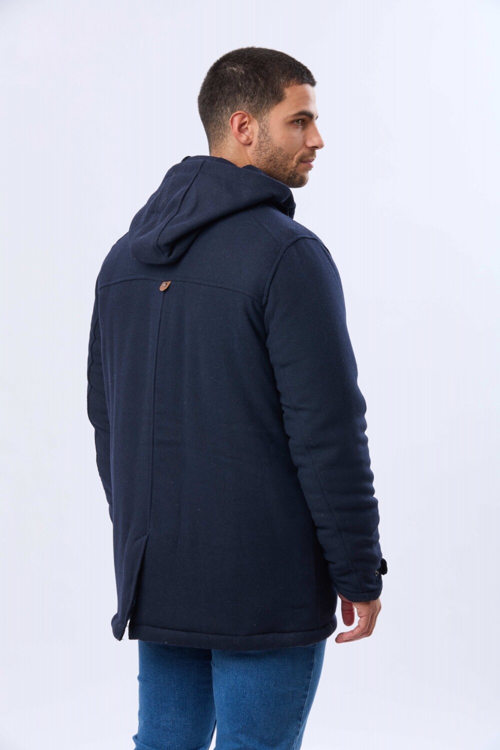 SACO DE PAÑO CON CAPUCHA Azul