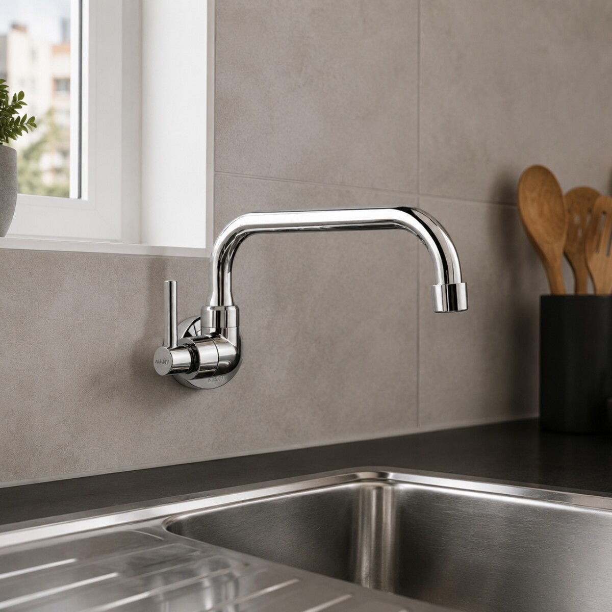 GRIFO PARED CROMO HORIZONTAL LAGUNE VIQUA Grifo Pared Cromo Horizontal Lagune Viqua