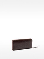 Cartera Efecto Craquelado Con Tachuelas marron