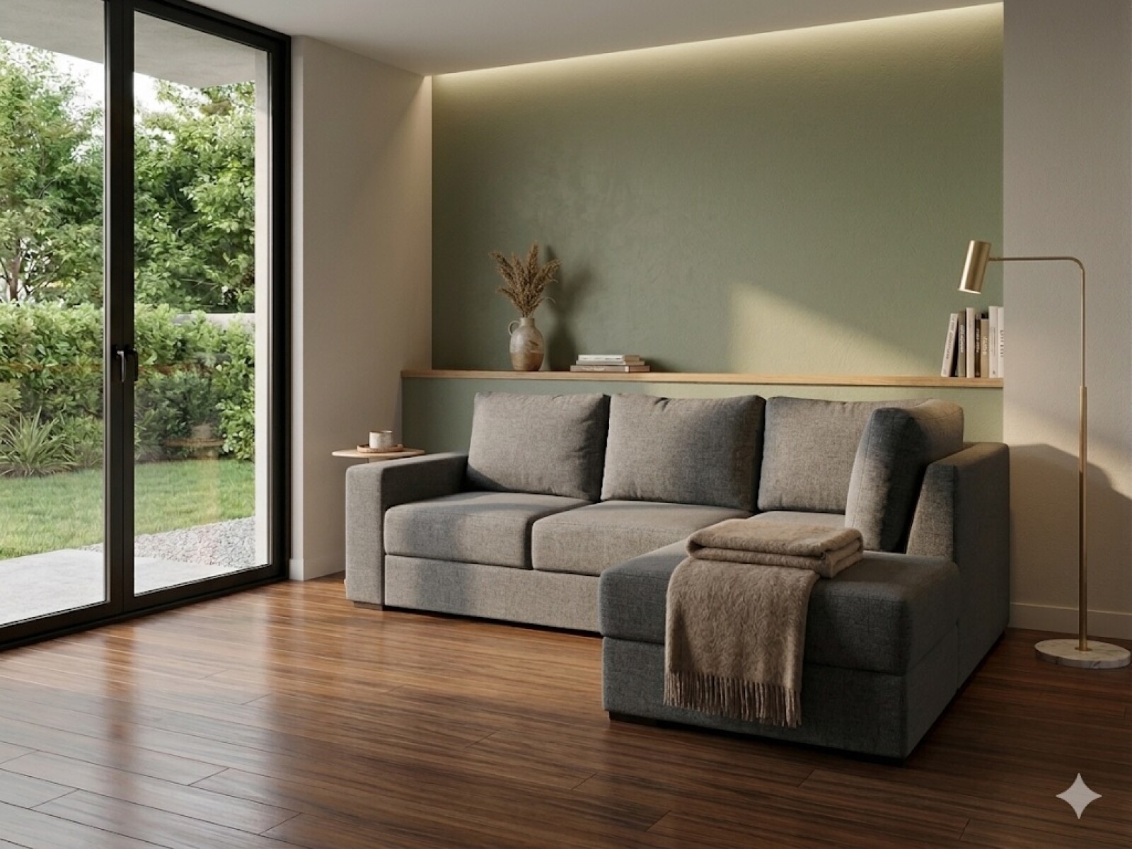 Sofá Esquinero 2.45 x 1.80m | Amplio, Elegante y Versátil | Ideal para Optimizar Espacios 