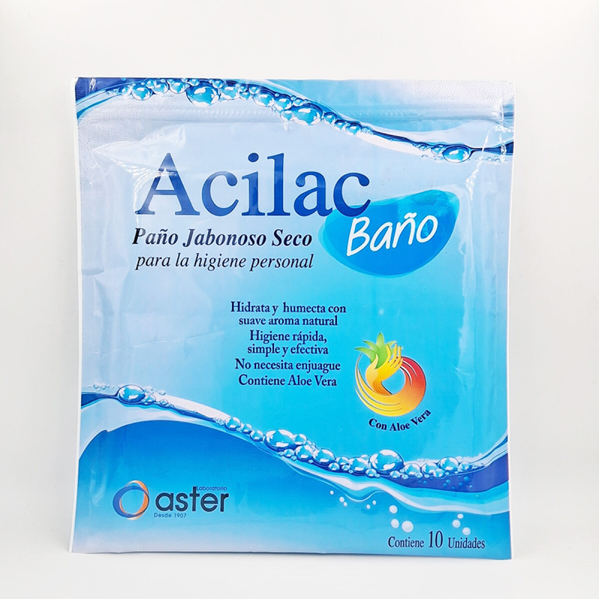 Acilac paño jabonoso seco x10 