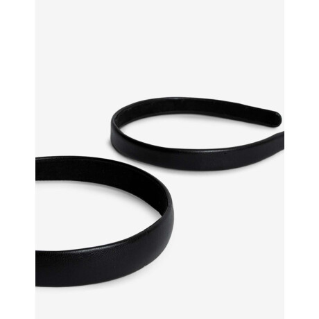 Set De Mix Vinchas Acrílico Negro