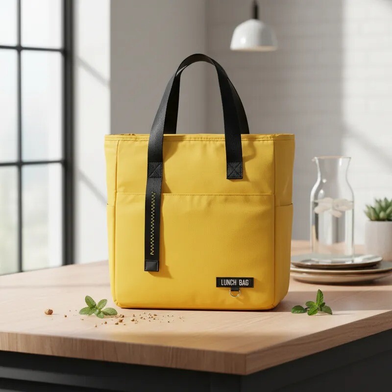 Bolso Lunchera Termica Almuerzo Amarillo