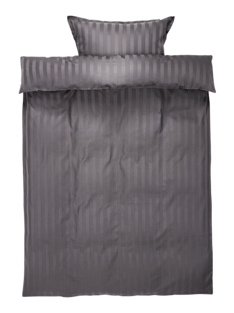 Juego funda nórdica satén NELL 155x220 gris osc Juego funda nórdica satén NELL 155x220 gris osc