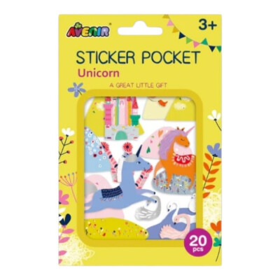 Stickers Pocket Unicornios x20 Stickers Pocket Unicornios x20